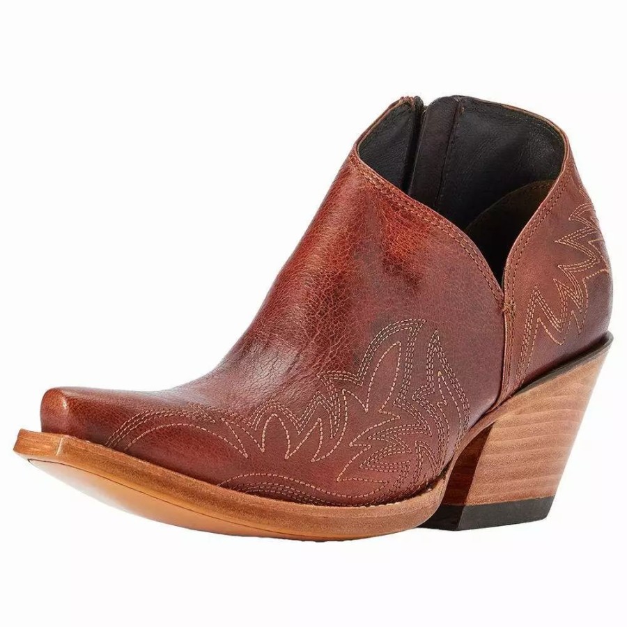 Women * | Ariat Women'S Jolene Red Bootie