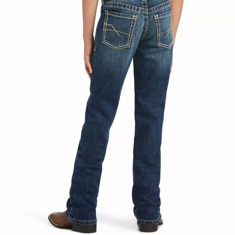 Kids * | Ariat Boy'S B5 Slim Wilson Stackable Straight Leg Jean