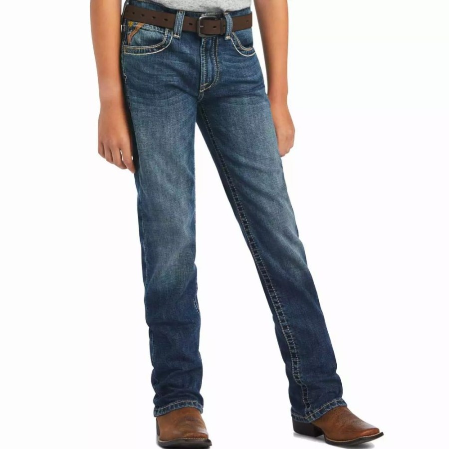 Kids * | Ariat Boy'S B5 Slim Wilson Stackable Straight Leg Jean