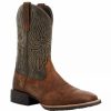 Men * | Ariat Men'S Hybrid Ranchway Earth 11In Arizona Brown Top