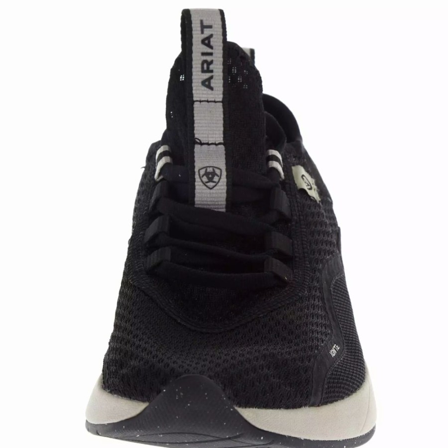 Women * | Ariat Women'S Ignite Eco Black Tennis Shoe