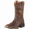 Men * | Ariat Men'S Sport Distressed Brown Cowboy Boots