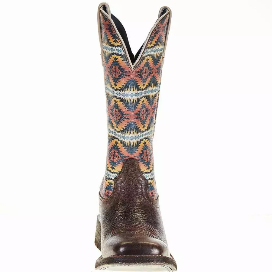 Women * | Ariat Women'S Pendleton Circuit Savanna Crackled Cafe Cowgirl Boot