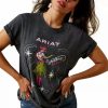 Women * | Ariat Women'S Western Aloha Tee