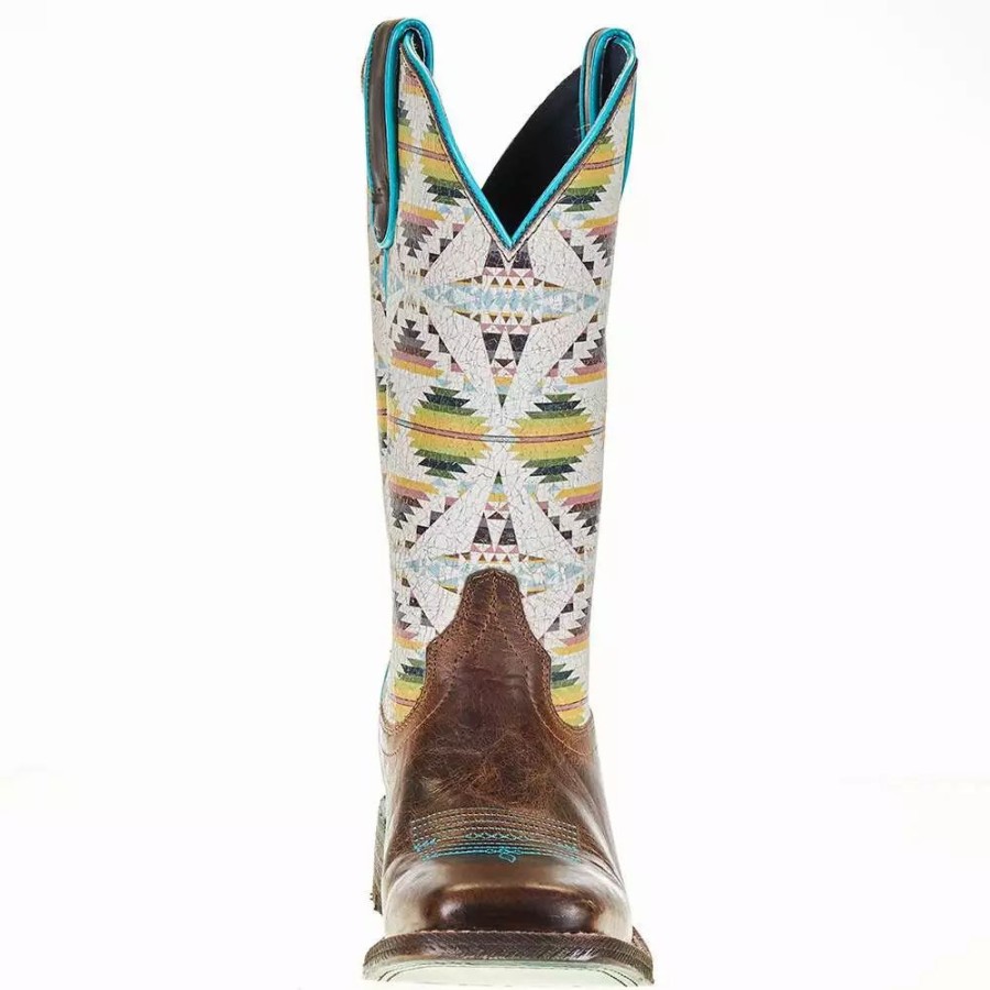 Women * | Ariat Women'S Pendleton Circuit Savanna Amber Brown Cowgirl Boot