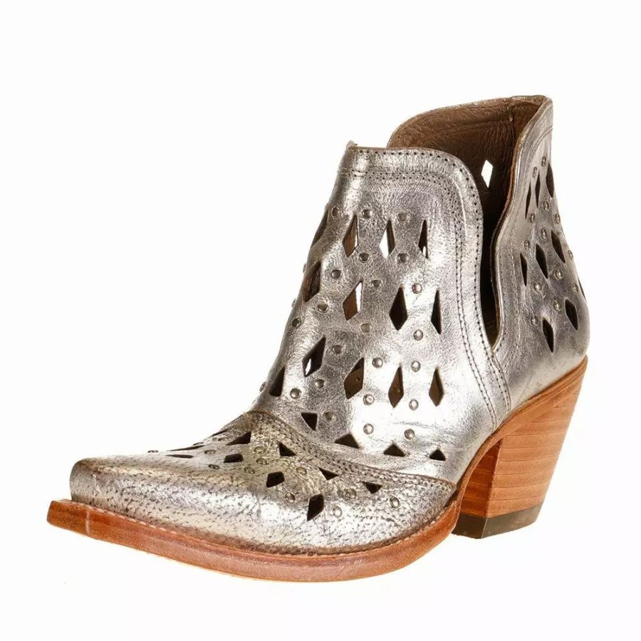 Women * | Ariat Women'S Silver Metallic Dixon Boot