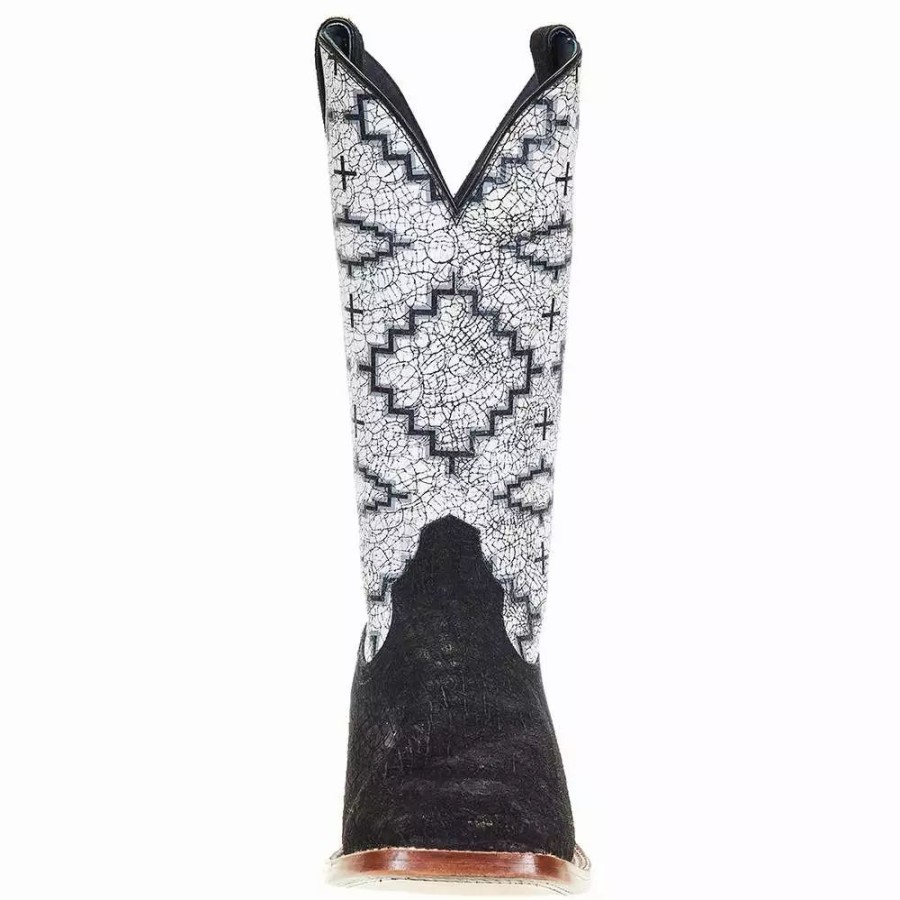 Men * | Ariat Men'S Pendleton Circuit Black Hippo Print 13In. Kiva Step Square Toe Boot