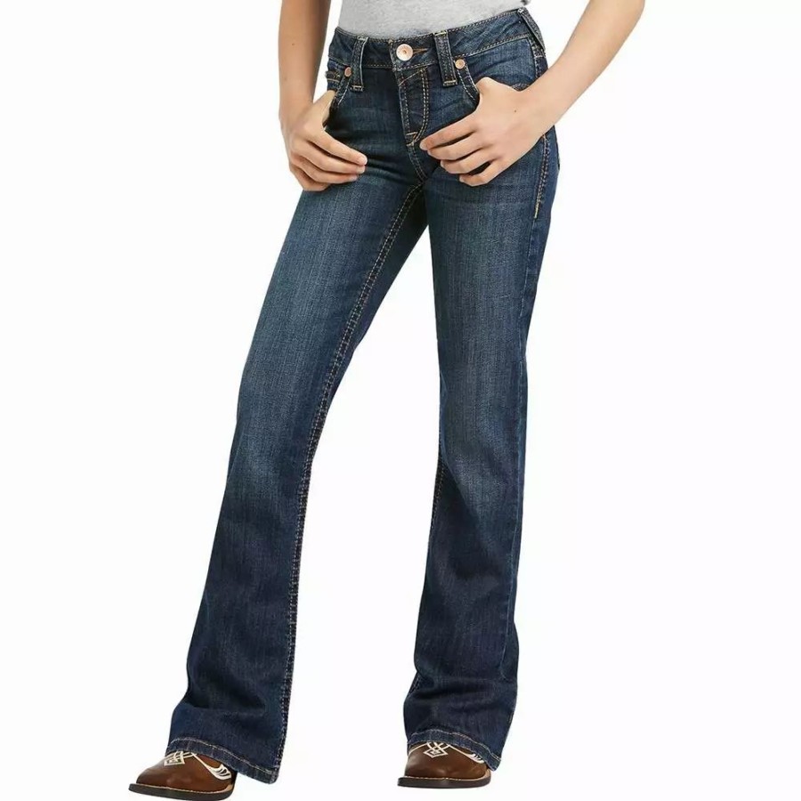 Kids * | Ariat Girl'S R.E.A.L. Vicky Flare Jean