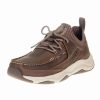 Men * | Ariat Men'S Ariat Country Mile Distressed Tan Lace Up Casual Shoe