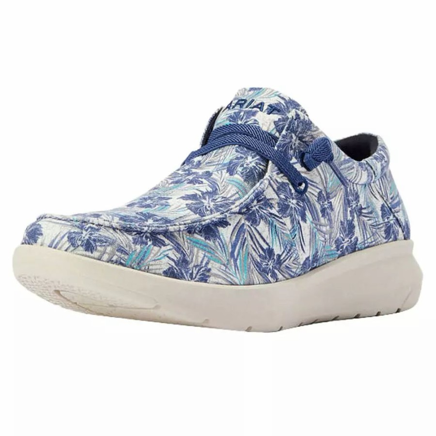 Men * | Ariat Men'S Hilo Stretch Lace Hula Blue Casual Shoe