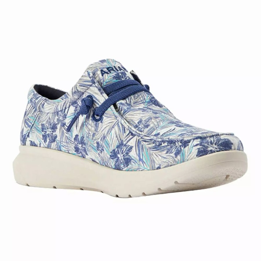 Men * | Ariat Men'S Hilo Stretch Lace Hula Blue Casual Shoe