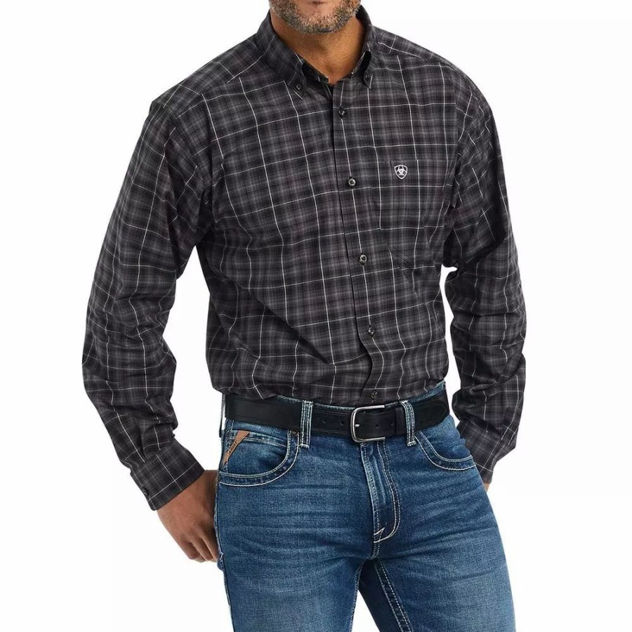 Men * | Ariat Men'S Pro Series Wilder Stretch Fitted Shirt