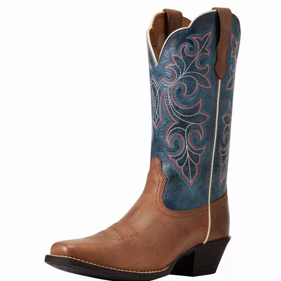 Women * | Ariat Women'S Round Up Square Toe Western Boot