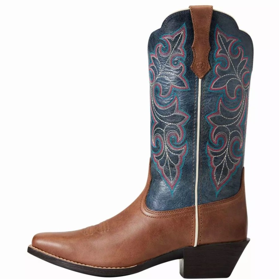 Women * | Ariat Women'S Round Up Square Toe Western Boot