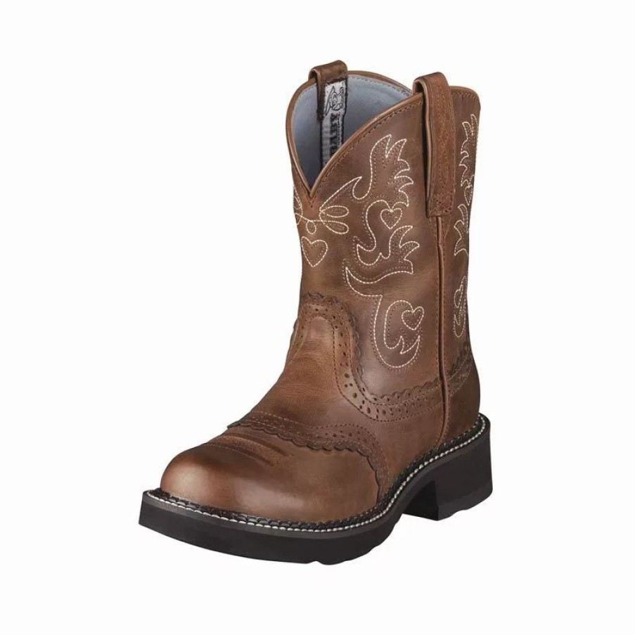 Women * | Ariat Women'S Fatbaby Saddle Cowgirl Boots