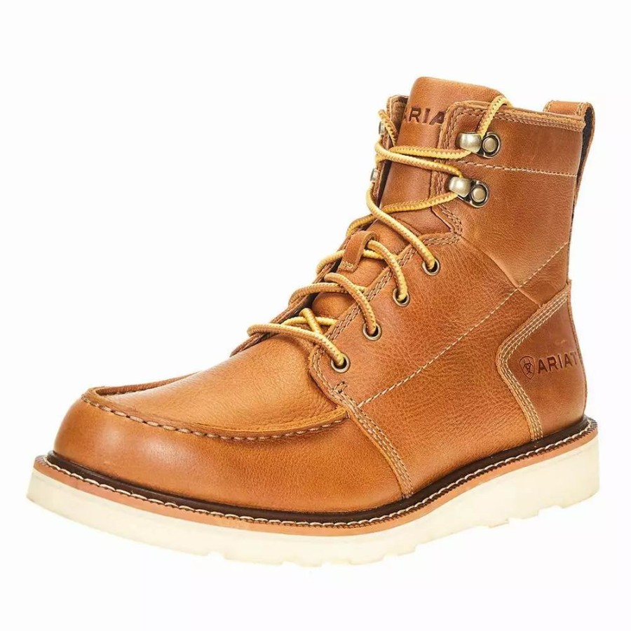 Men * | Ariat Men'S Recon Lace Gold Oat 6In. Lace Up Boot