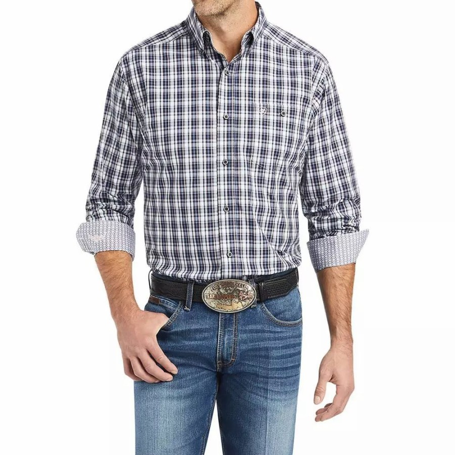 Men * | Ariat Men'S Relentless Riskey Stretch Classic Fit Shirt