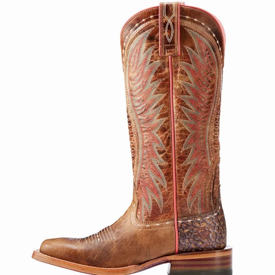 Women * | Ariat Ladies Vaquera Dusted Wheat Cowgirl Boots