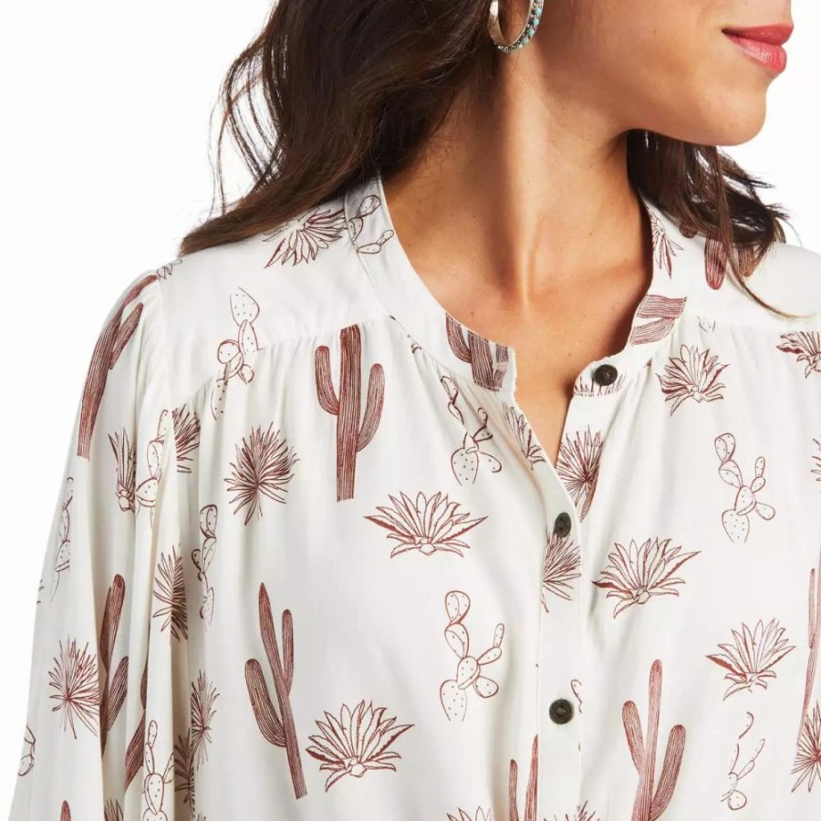 Women * | Ariat Women'S Cactus Desert Top