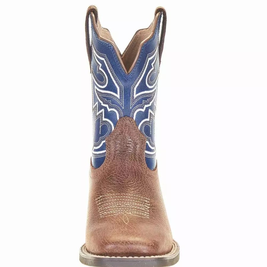 Kids * | Childrens Ariat Blue Sorting Pen Cowboy Boot