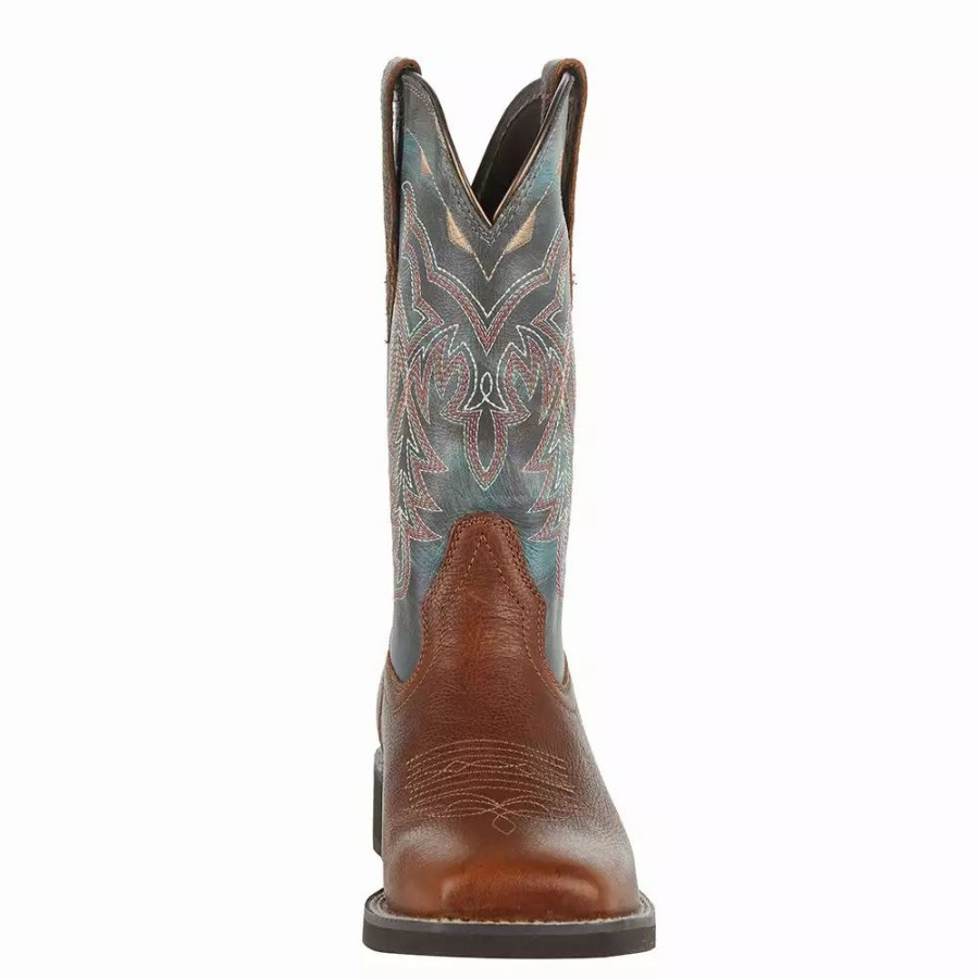 Women * | Ariat Women'S Delilah Brown/Teal Boot