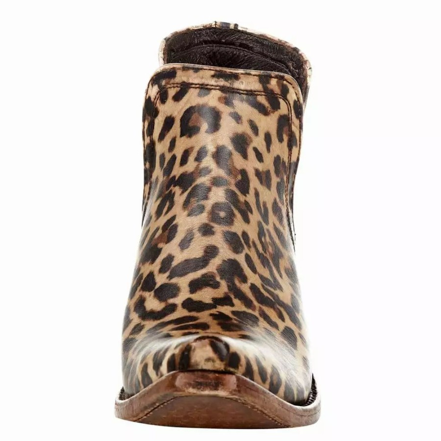 Women * | Ariat Women'S Ariat Distressed Leopard Dixon Boot