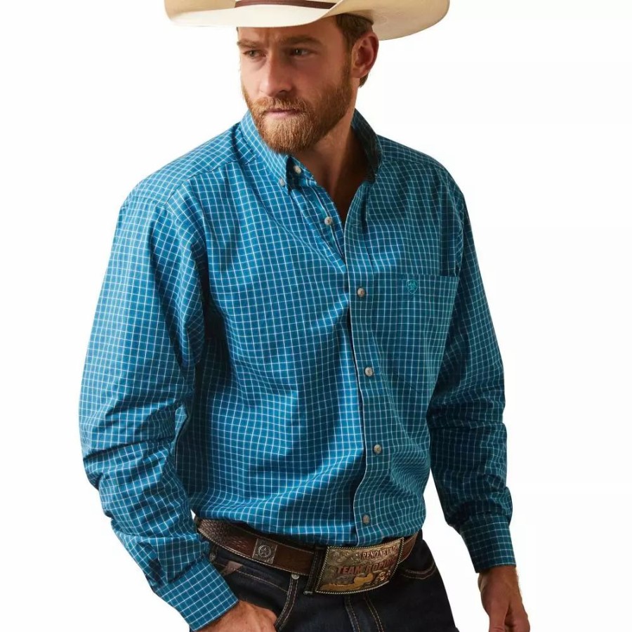 Men * | Ariat Men'S Pro Series Kyzer Fitted Shirt