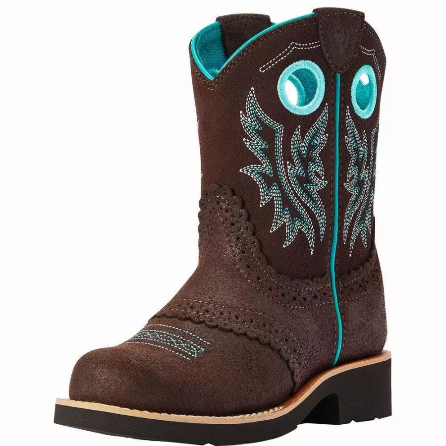 Kids * | Ariat Kids Ariat Fatbaby Cowgirl Royal Western Boot