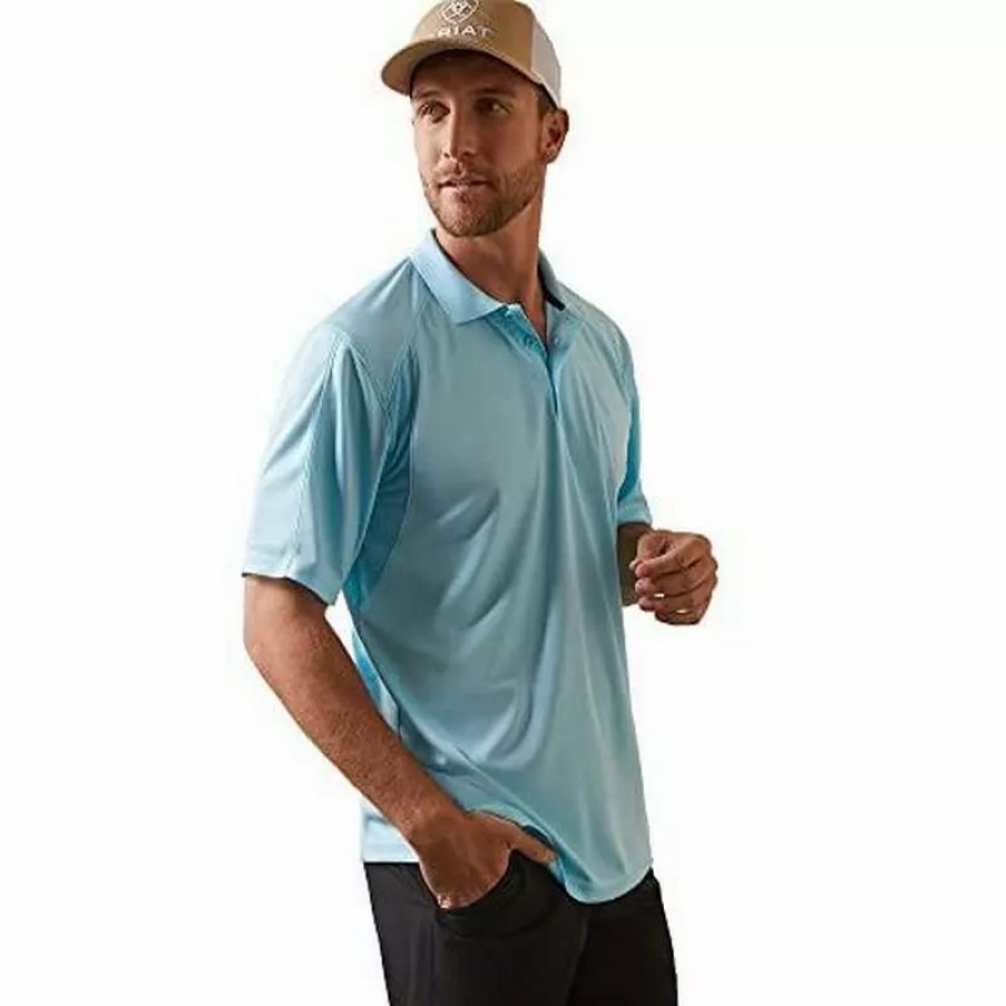 Men * | Ariat Men'S Aqua Ac Polo