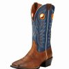 Men * | Ariat Sport Outrider Pinecone Federal Blue 13In