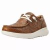 Women * | Ariat Women'S Brown Floral Emboss Hilo Casual Shoe