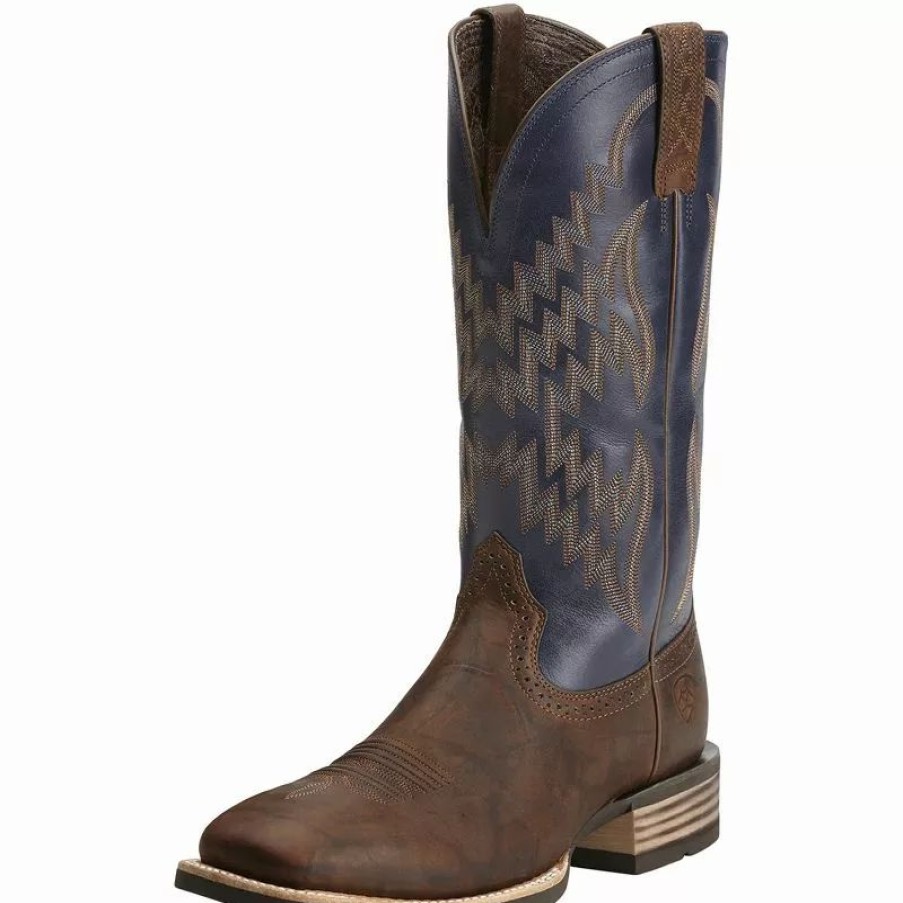 Men * | Ariat Men'S Ariat Tycoon Bar Top Cowboy Boots