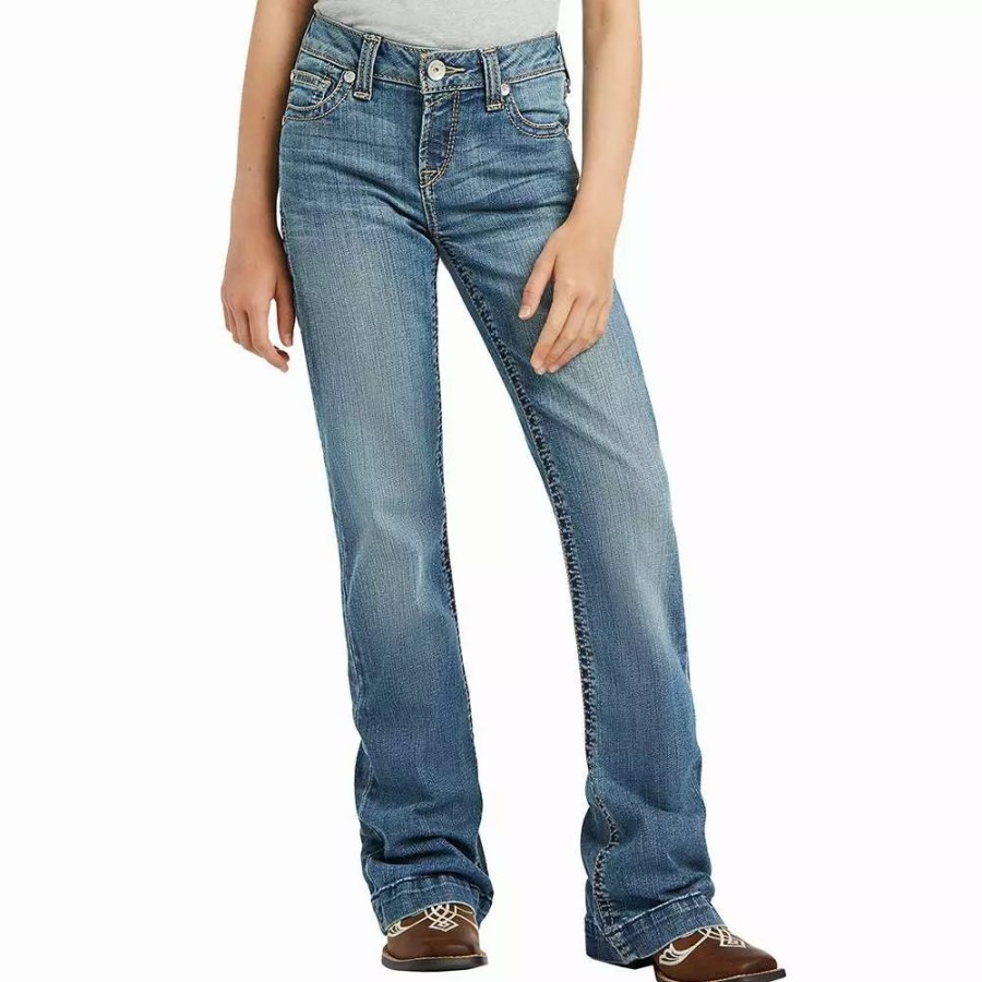 Kids * | Ariat Girls Real Trouser Allessandra