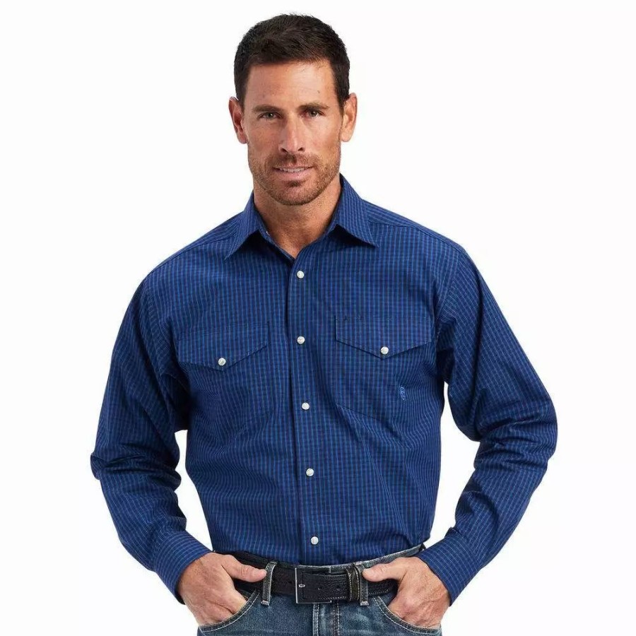 Men * | Men'S Ariat Pro Series Nelson Classic Fit Snap Shirt