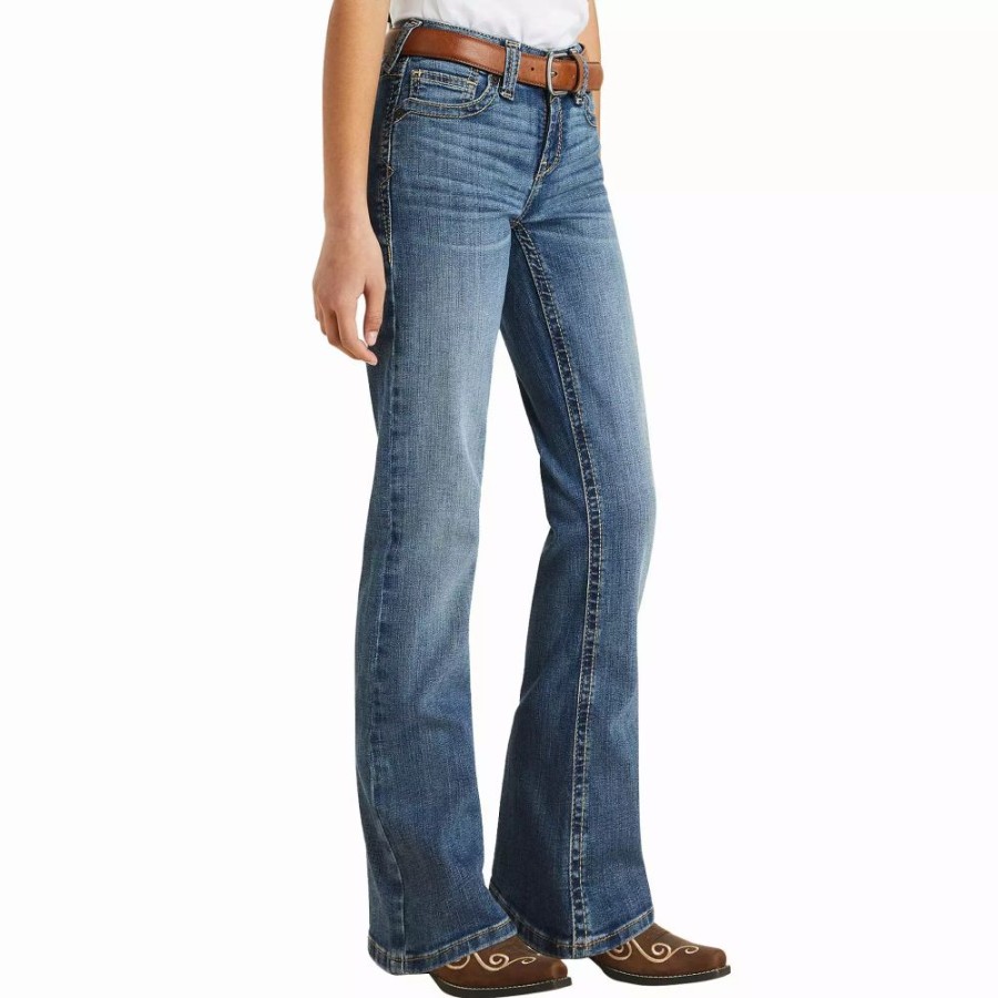 Kids * | Ariat Girl'S Real Leila Bootcut Jeans