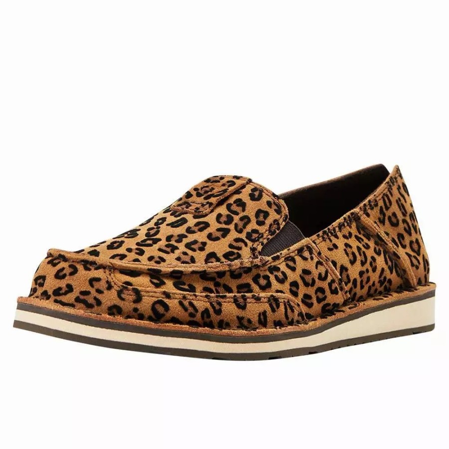 Women * | Ariat Women`S Leopard Cruiser Casual Shoe