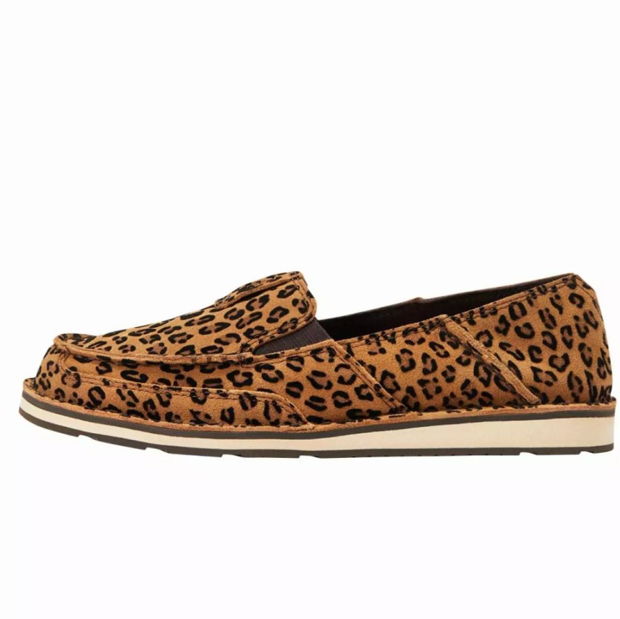 Women * | Ariat Women`S Leopard Cruiser Casual Shoe