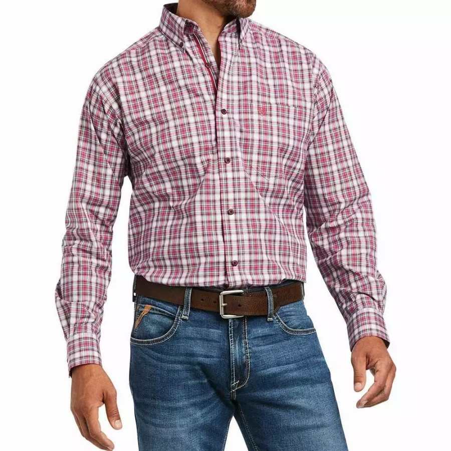 Men * | Ariat Men'S Pro Series Multi Plaid Judson Buttondown