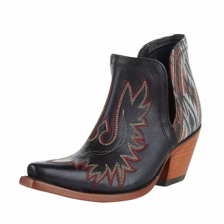 Women * | Ariat Women'S Dixon Chimayo Black Bootie