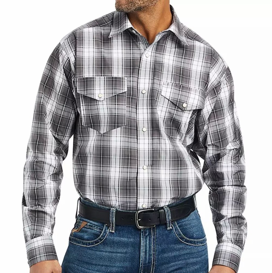 Men * | Ariat Men'S Pro Wallace Classic Snap Shirt