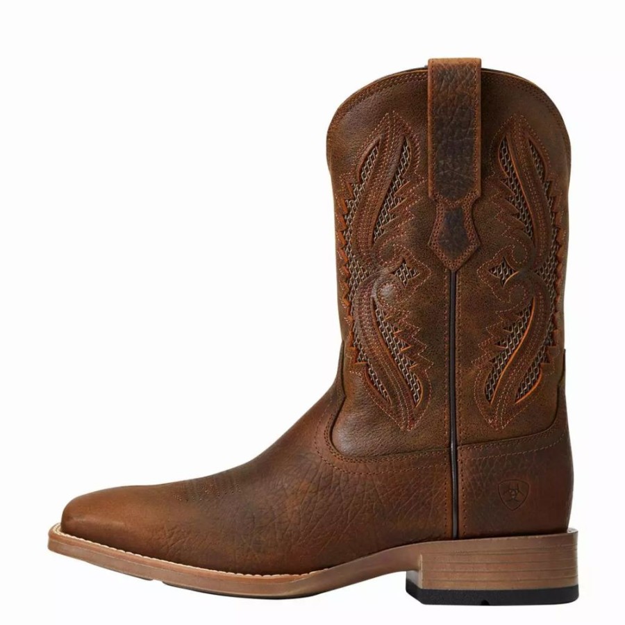 Men * | Ariat Men`S Venttek 360 Rowder Earth 11` Mack Brown Top Square Toe Boot