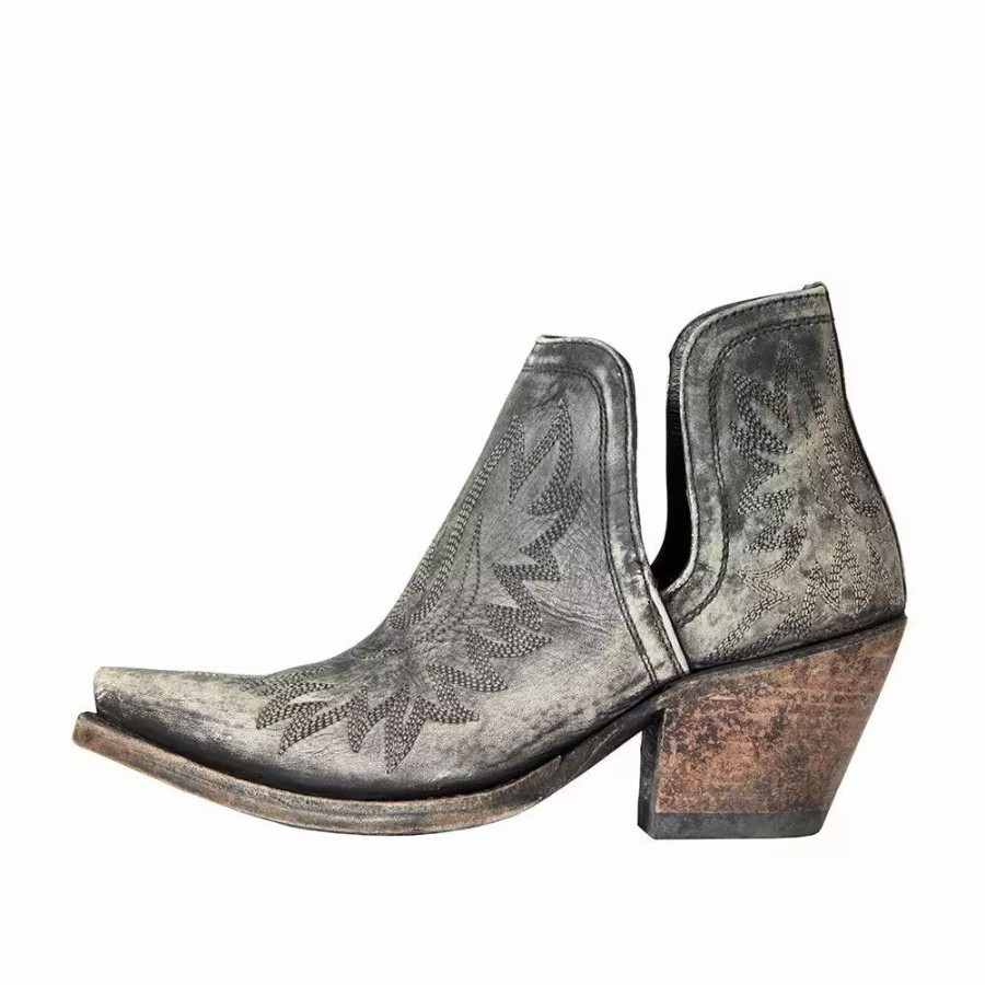 Women * | Ariat Womens Womens Naturally Distressed Black Dixon