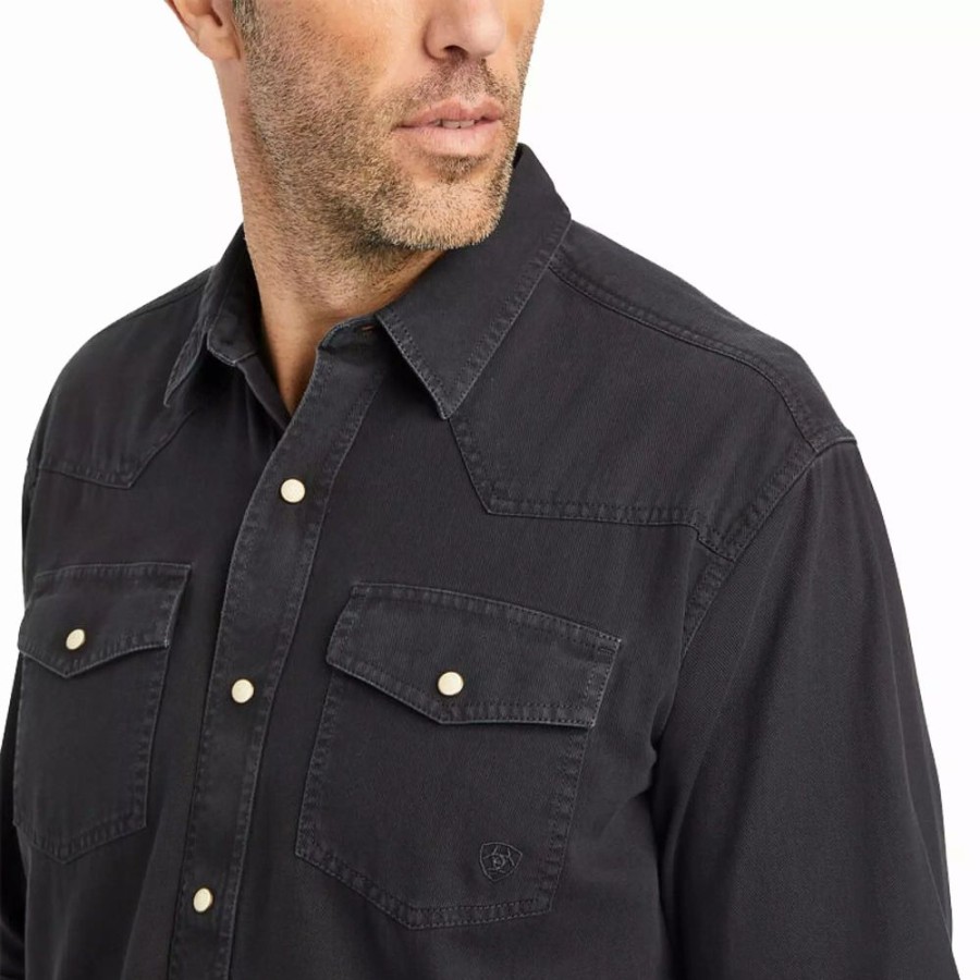 Men * | Ariat Men'S Jurlington Retro Fit Shirt