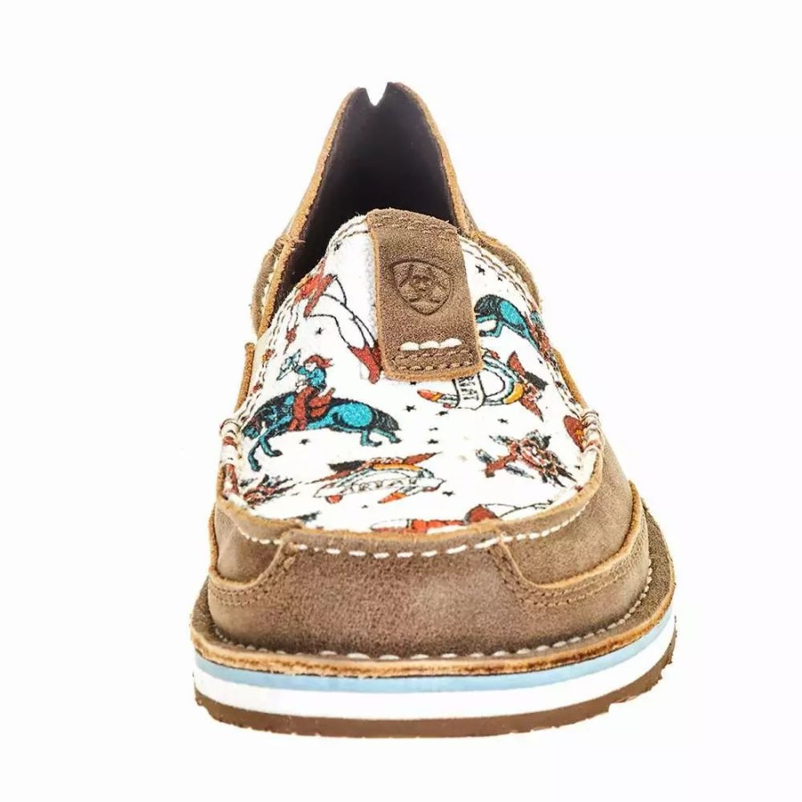 Women * | Ariat Women'S Tan Vintage Cowgirl Print Cruiser