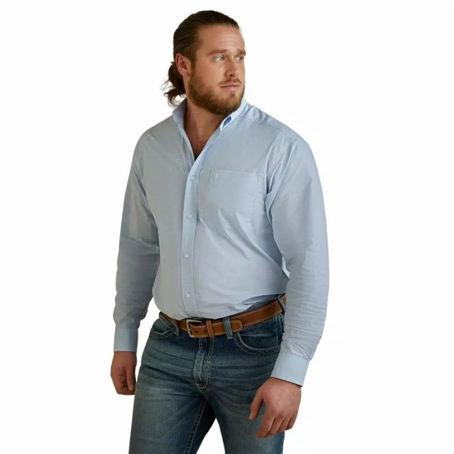 Men * | Ariat Men'S Casual Series Long Sleeve Classic Fit Shirt