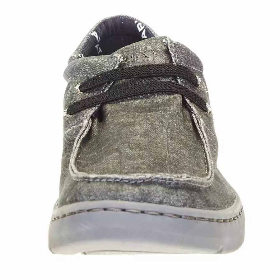 Men * | Ariat Men'S Hilo Stretch Charcoal Canvas Shoe