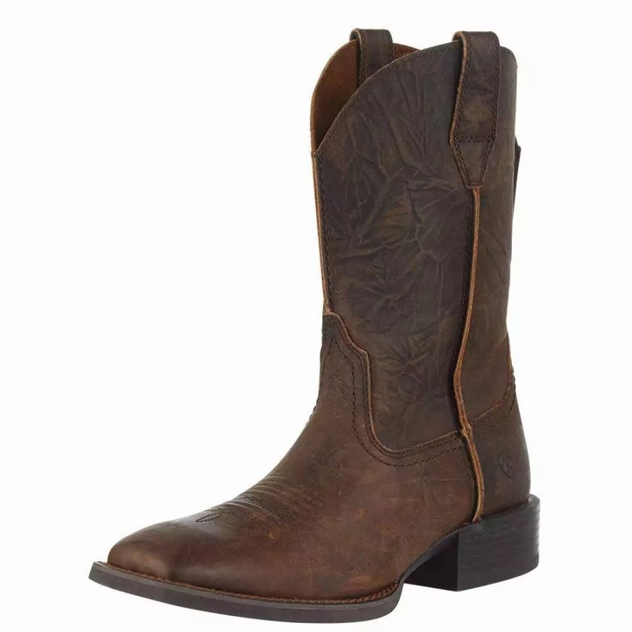 Men * | Ariat Sport Rambler Bartop Brown 11 Brown Top