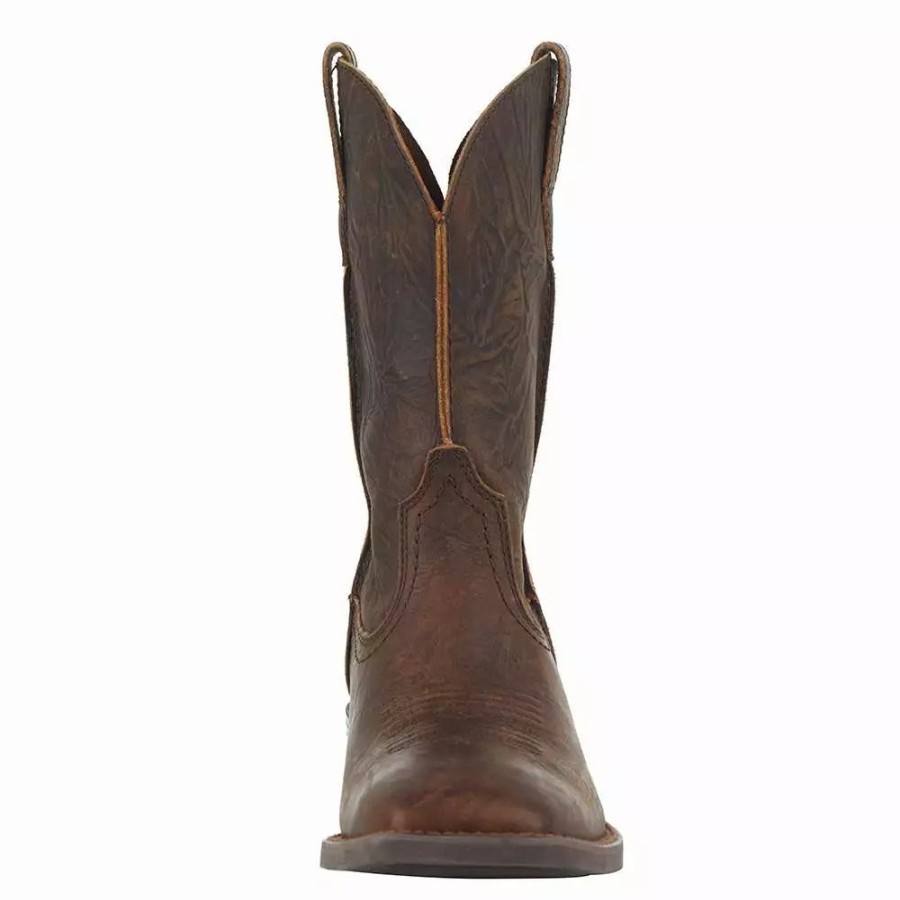 Men * | Ariat Sport Rambler Bartop Brown 11 Brown Top