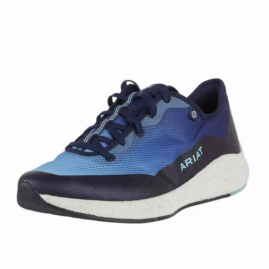 Men * | Ariat Men'S Shiftrunner Blue Waves Shoe