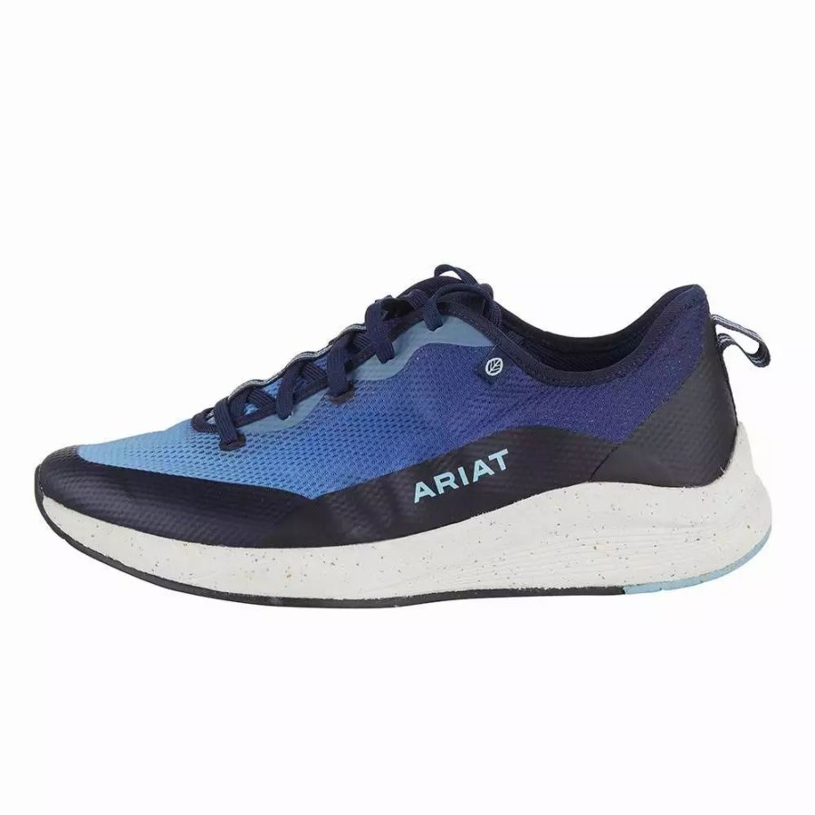 Men * | Ariat Men'S Shiftrunner Blue Waves Shoe